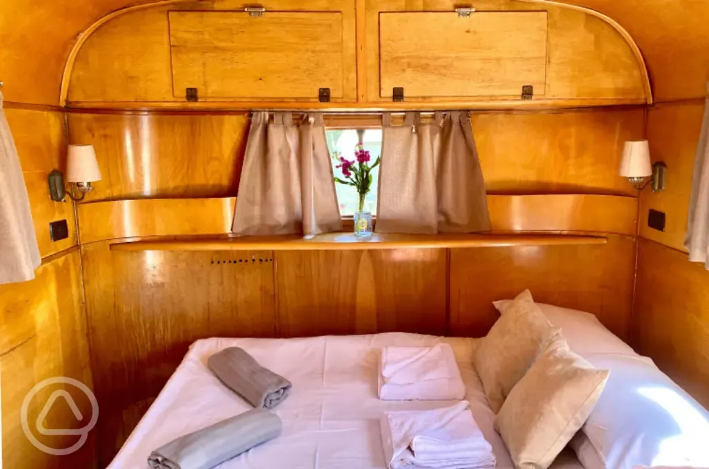 Airstream four bed interior