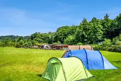 Upper meadow non electric grass tent pitches Upper meadow non electric grass tent pitches