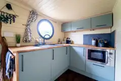 Mezzanine family cabin kitchenette 