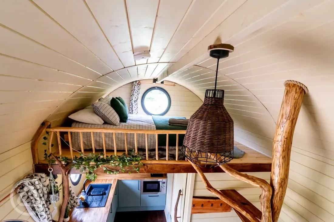 Mezzanine family cabin interior 