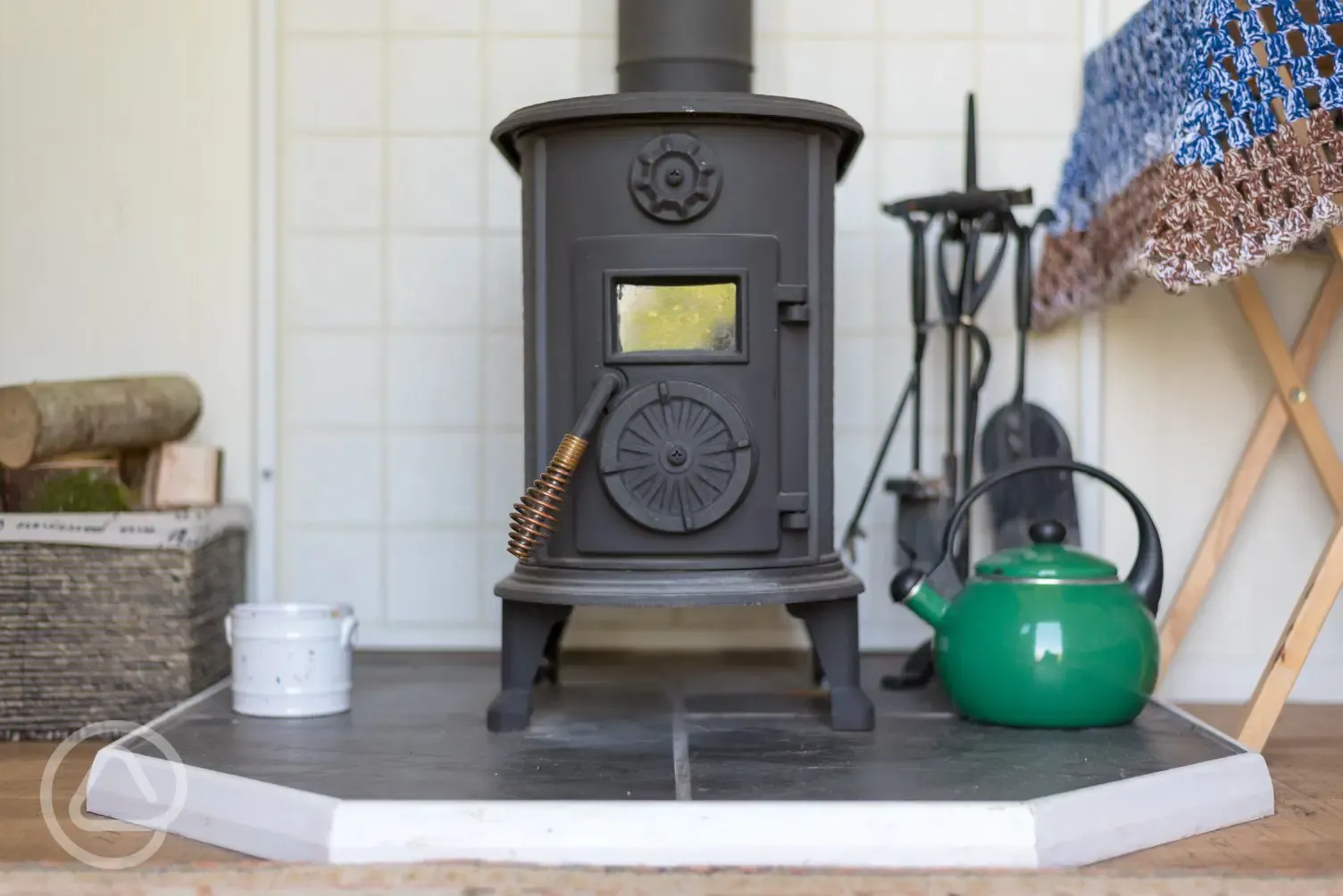 Lola the shepherd's hut stove