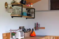 Ronnie the railway carriage kitchenette