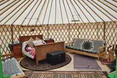 Yurt interior