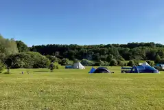 Unmarked pitches located in the meadow area