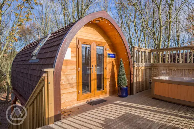Ensuite TreePods with hot tub