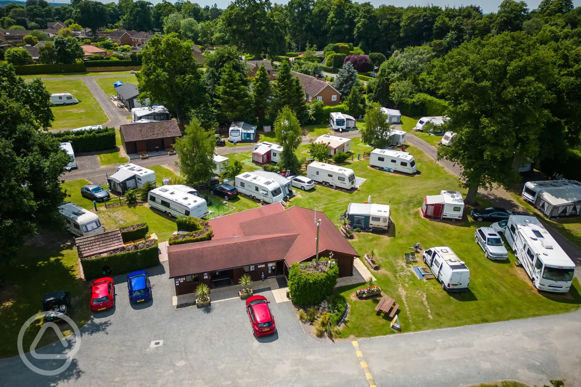 Campsite aerial