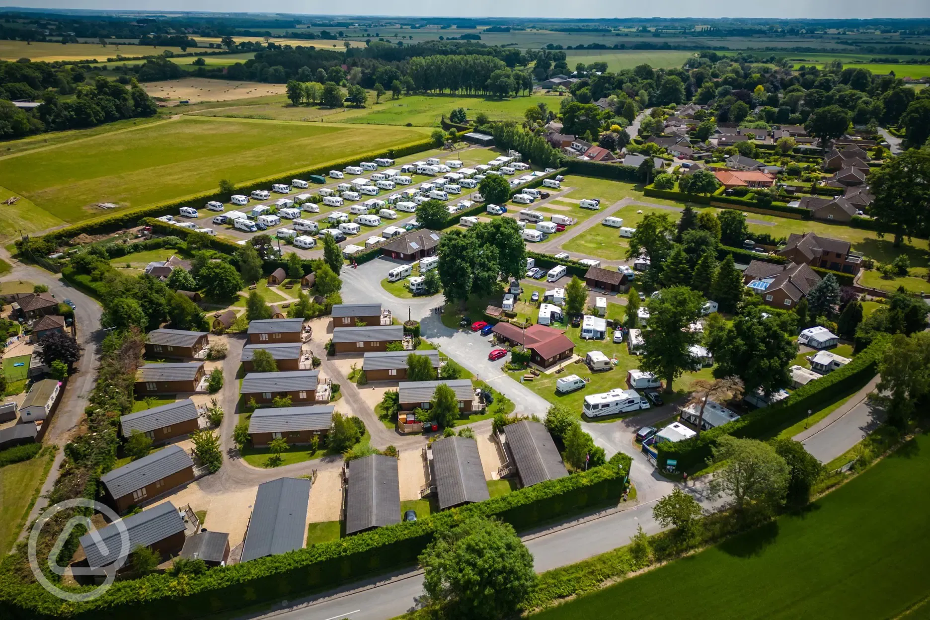 Campsite aerial