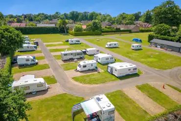 Hardstanding and grass touring pitches