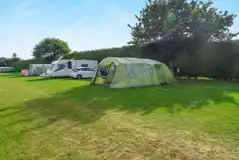 Grass pitches with optional electric for tents Grass pitches with optional electric for tents