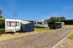 Electric hardstanding gravel pitches for tourers Electric hardstanding gravel pitches for tourers