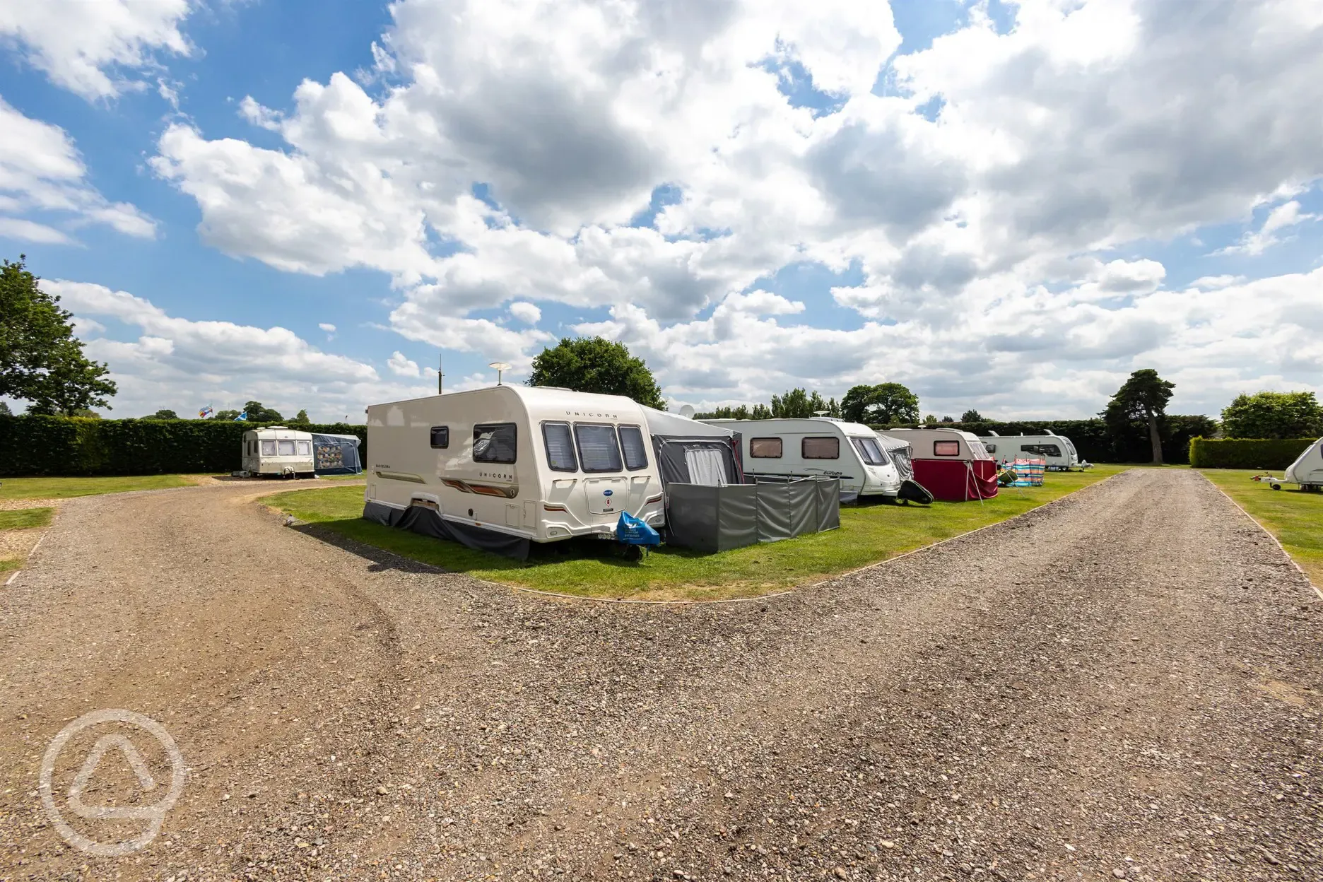 Electric grass touring pitches