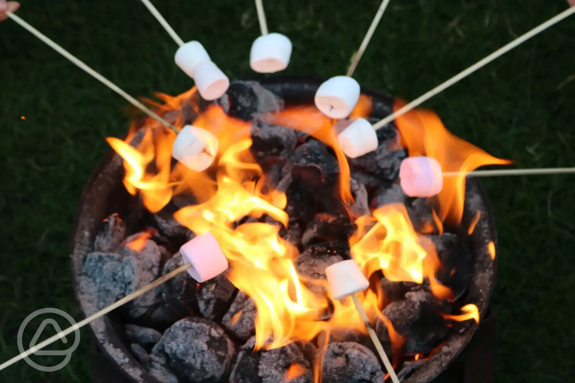 You can hire fire pit to toast marshmallows on