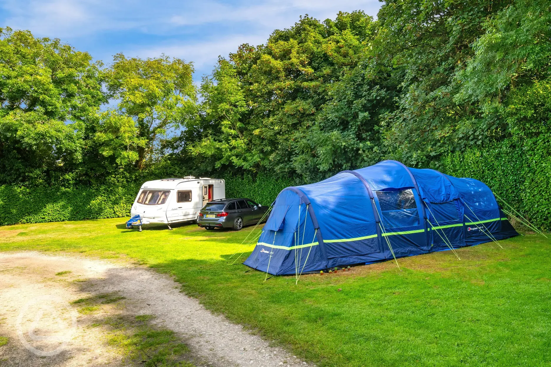 All weather grass pitches (optional electric)