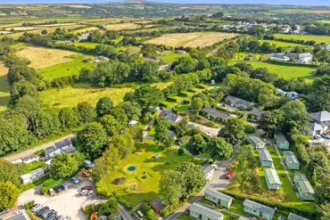 Aerial of the campsite