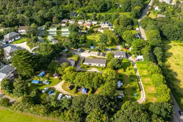 Aerial of the campsite