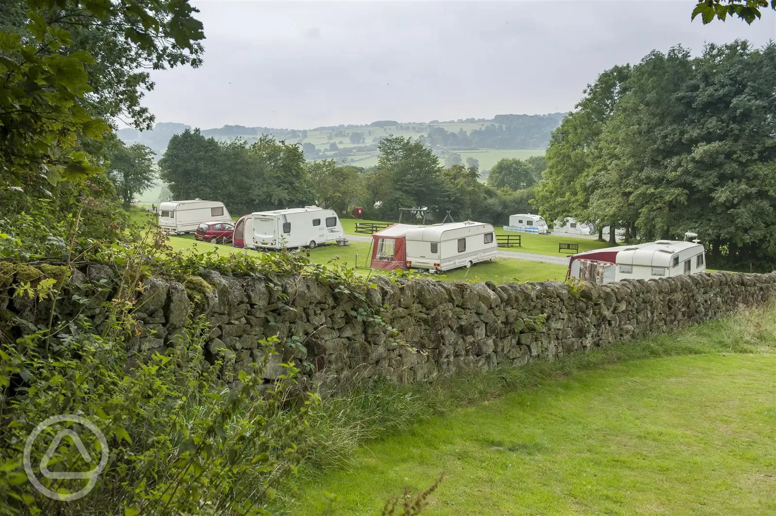View of Bakewell Club Campsite
