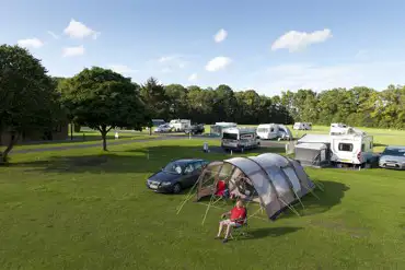 Units pitched at Blackmore Club Campsite