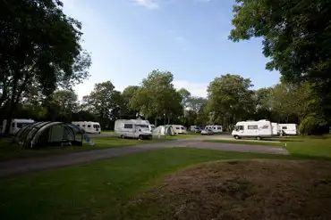 View of Chertsey Club Campsite