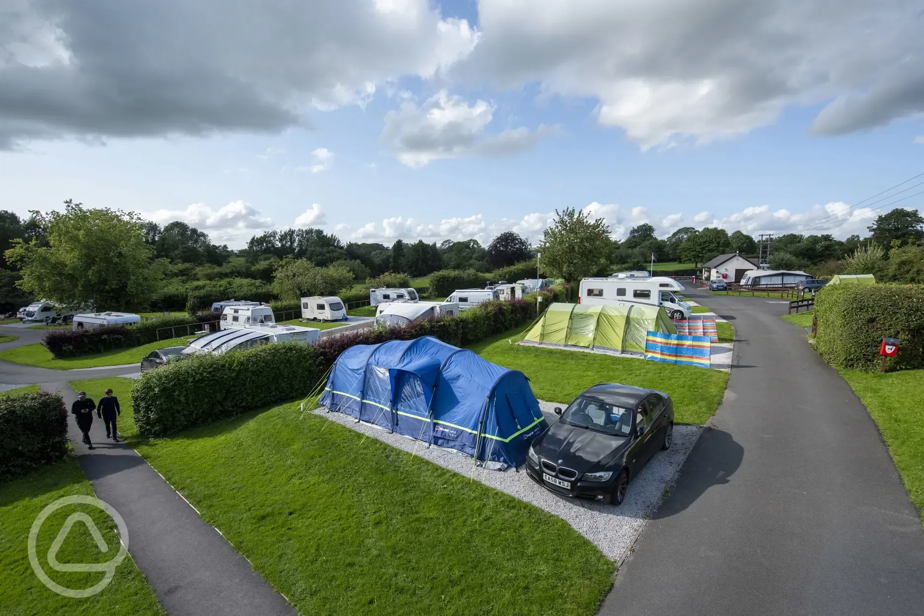 Tent camping Clitheroe Camping and Caravanning Club Site