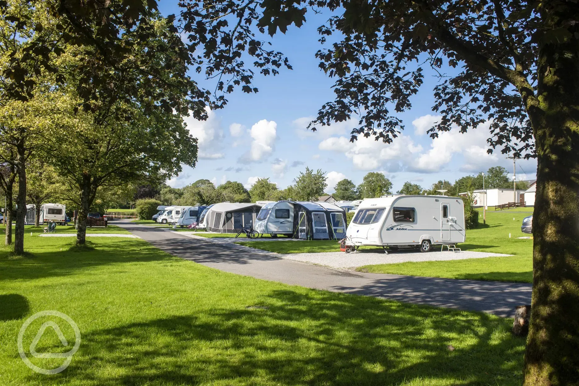 Touring at Clitheroe Camping and Caravanning Club Site