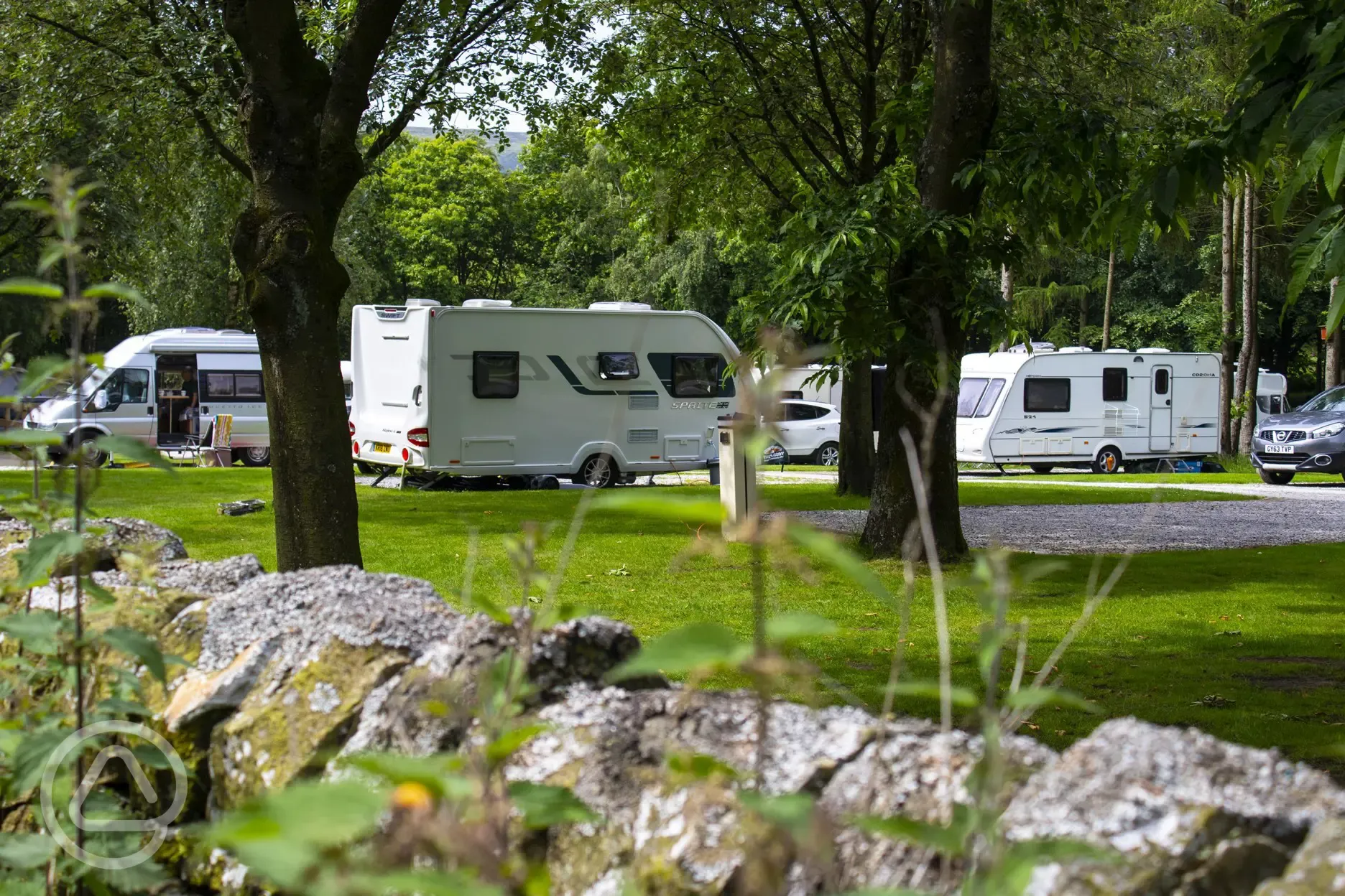 Vans at Crowden Camping and Caravanning
