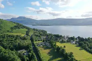 Luss Caravan and Camp Site, Loch Lomond, Alexandria, Argyll (22.9 miles)