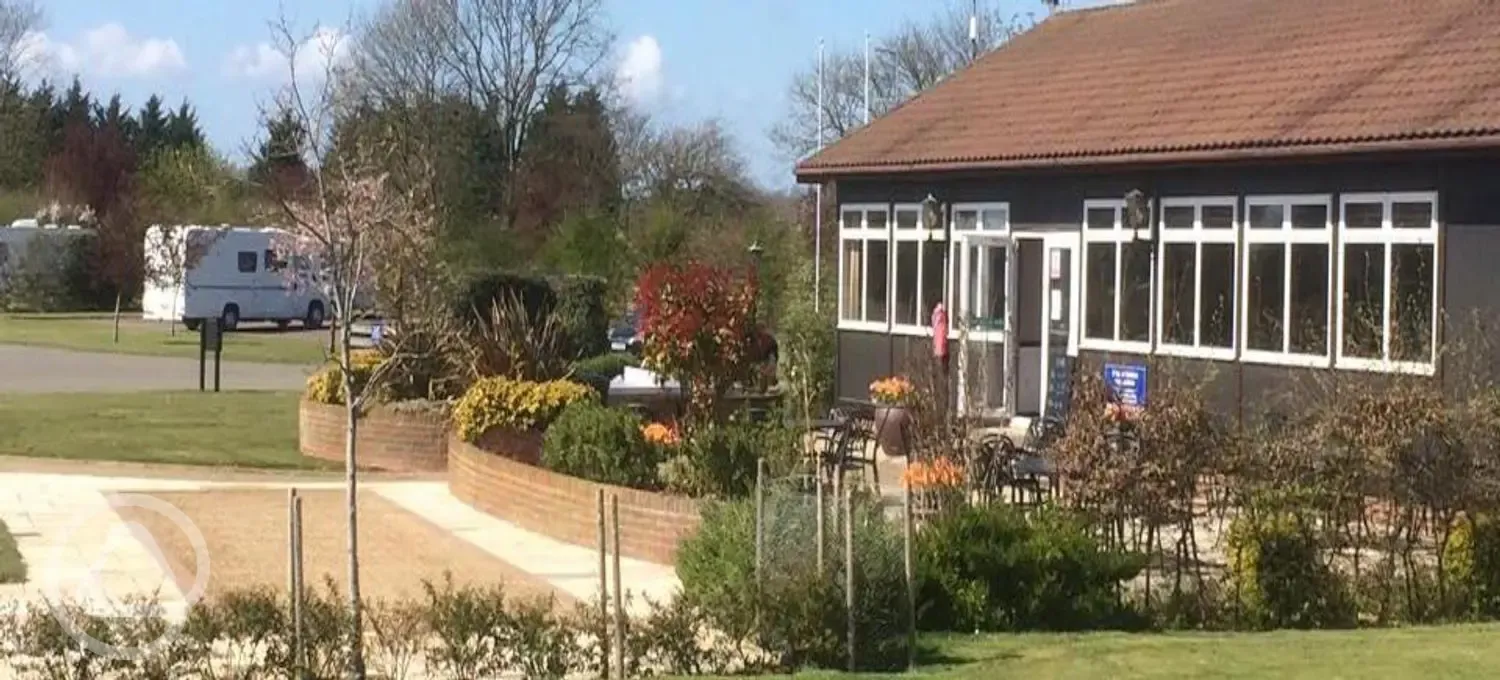 Reception and Clubhouse patio