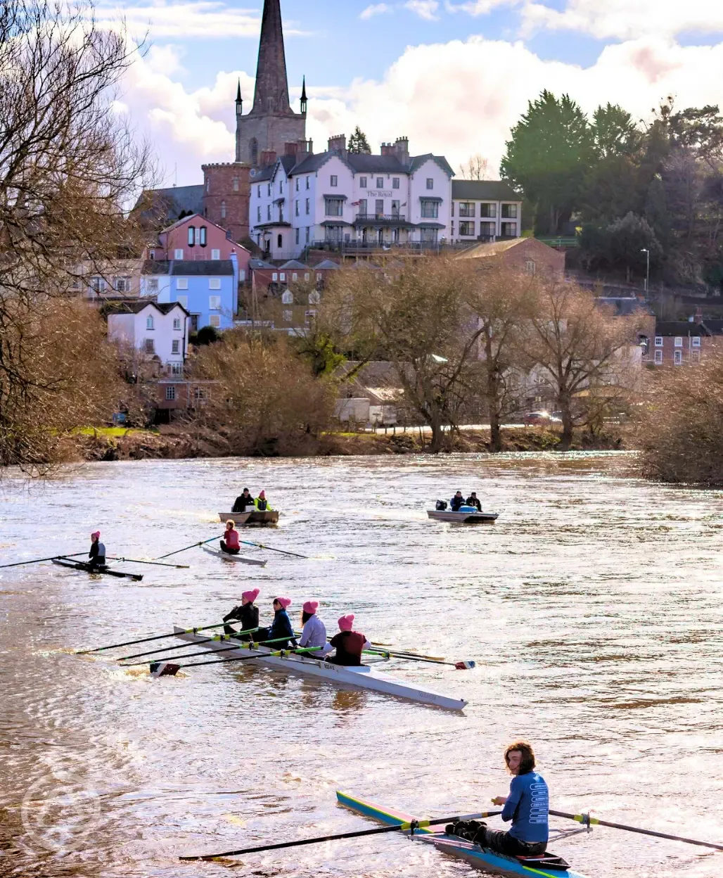 Rowing on the River Wye