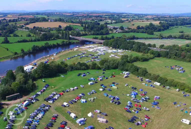 Aerial of the site