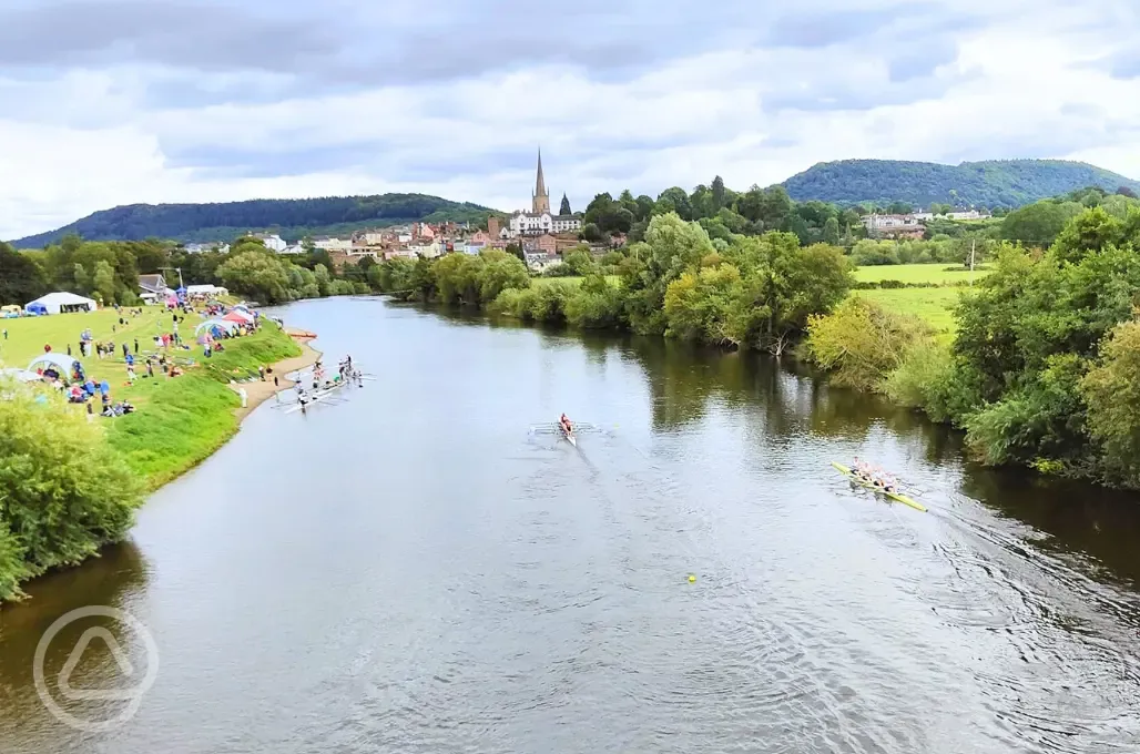 Rowing on the River Wye