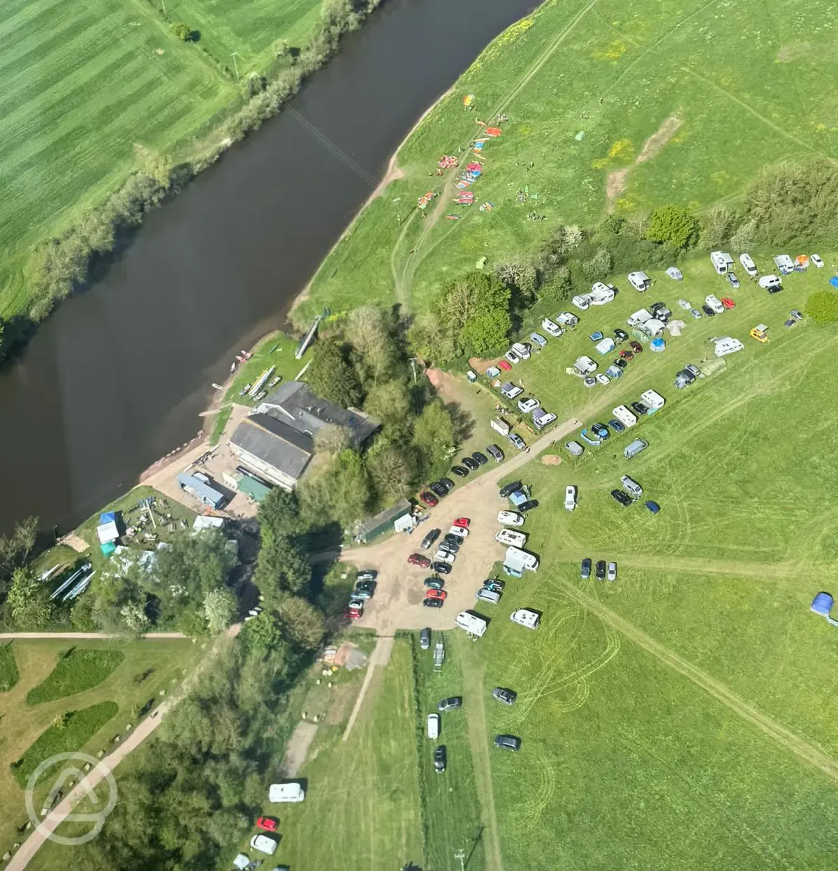 Aerial of the site