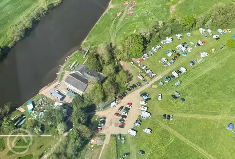 Aerial of the site