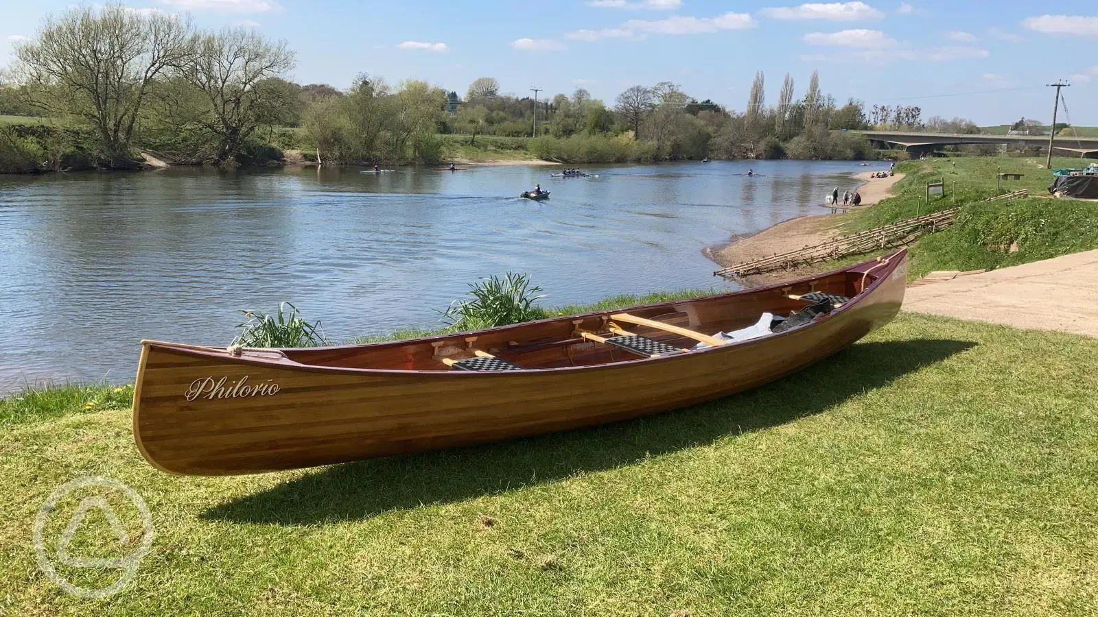 Canoes on the River Wye