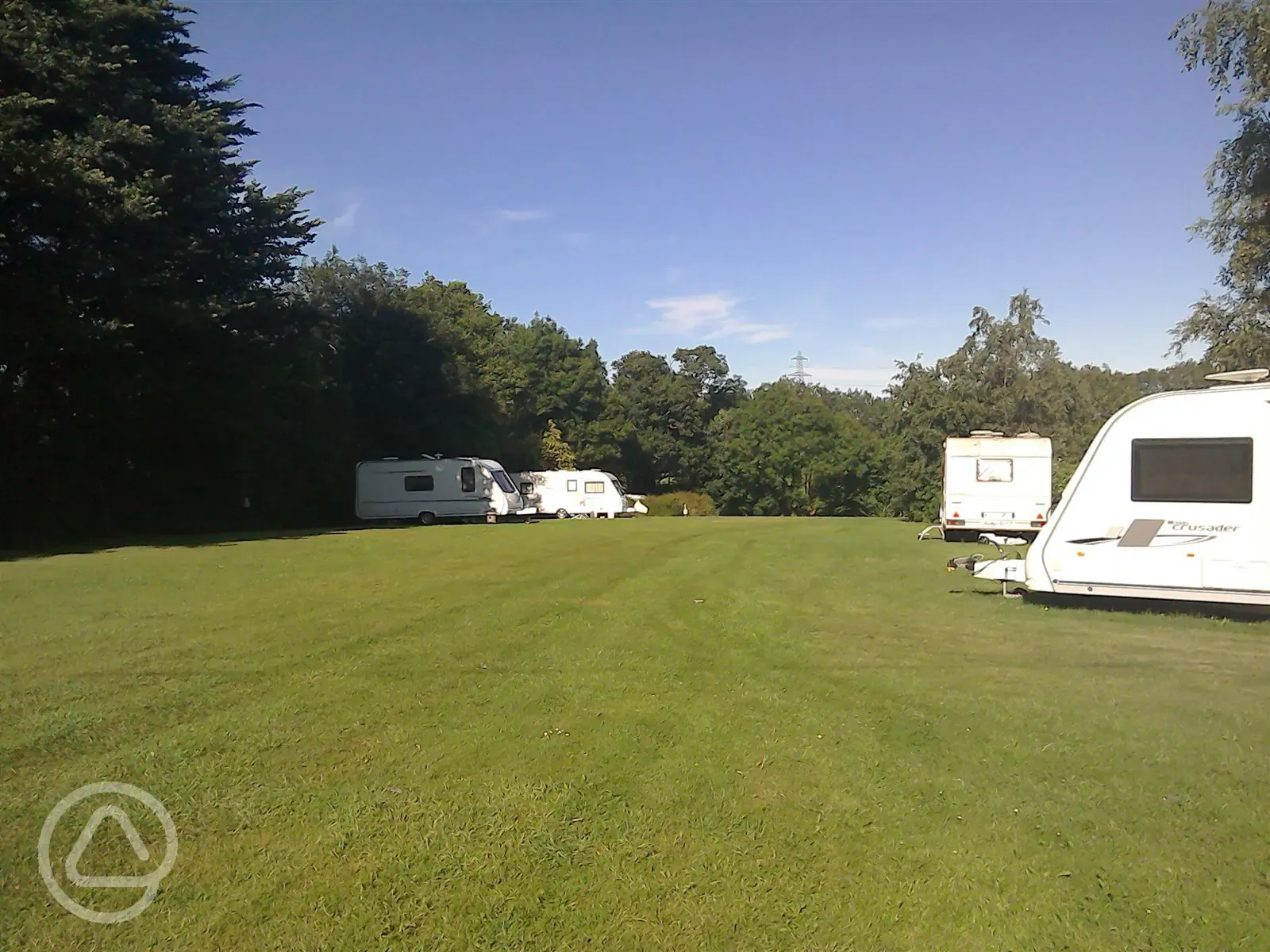 Lanarth caravan field pitches
