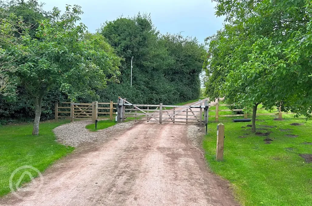 Entrance to the site