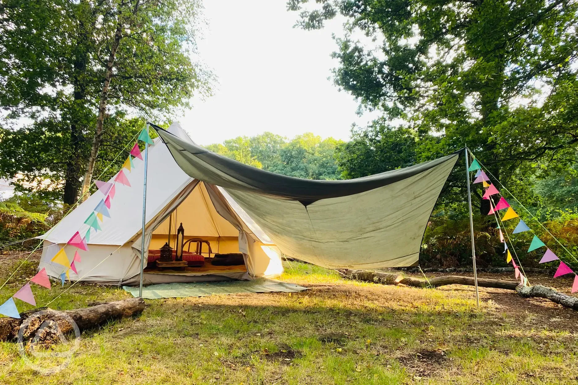 Glamping Bell Tent at Fox Wood