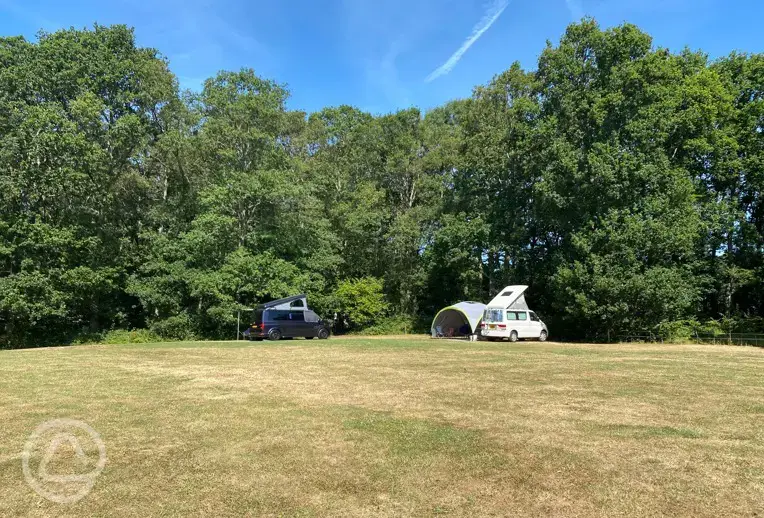 Meadow campervan pitches