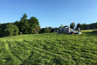 Sun baked camping