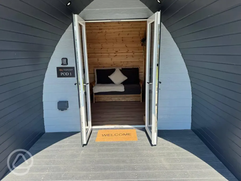 Ensuite Glamping Pods with Hot Tubs