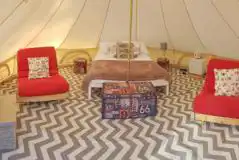 Bell tent interior