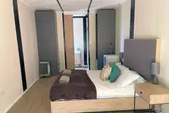 Glamping lodge double bed (bedding included)