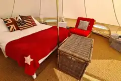 Bell tent interior