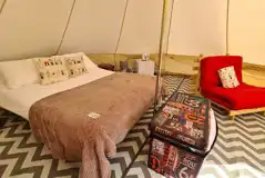 Bell tent interior