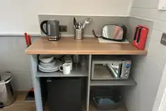 Cooking basics in the superior camping pod Cooking basics in the superior camping pod