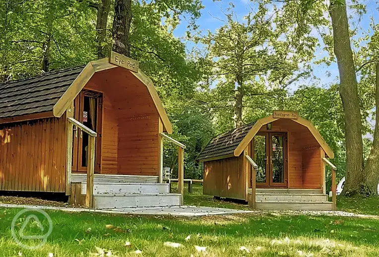 Camping pods