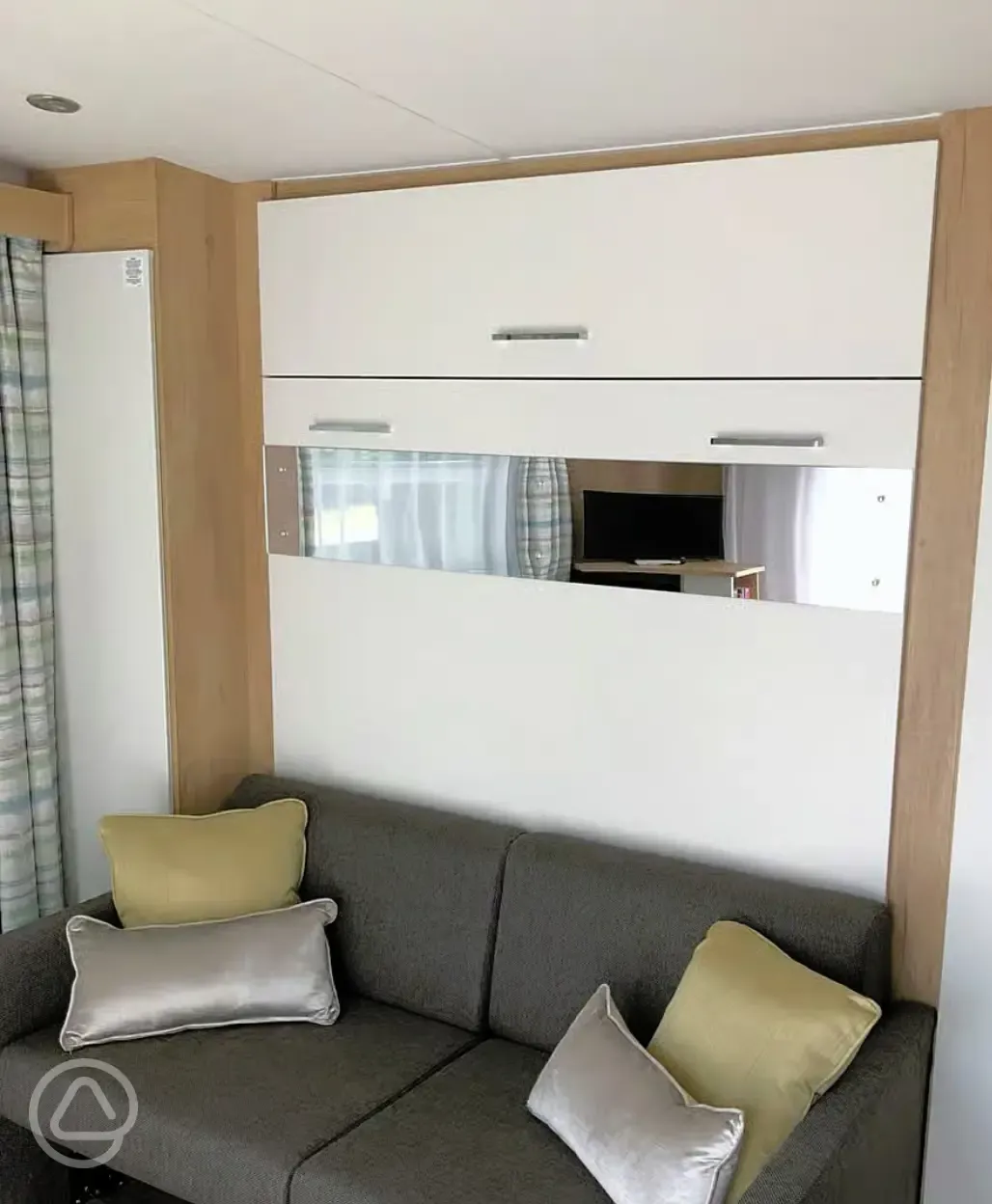 Glamping pod interior