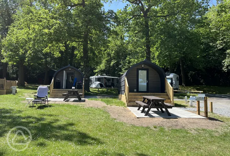 Superior camping pods at Abbey Wood Experience Freedom Glamping