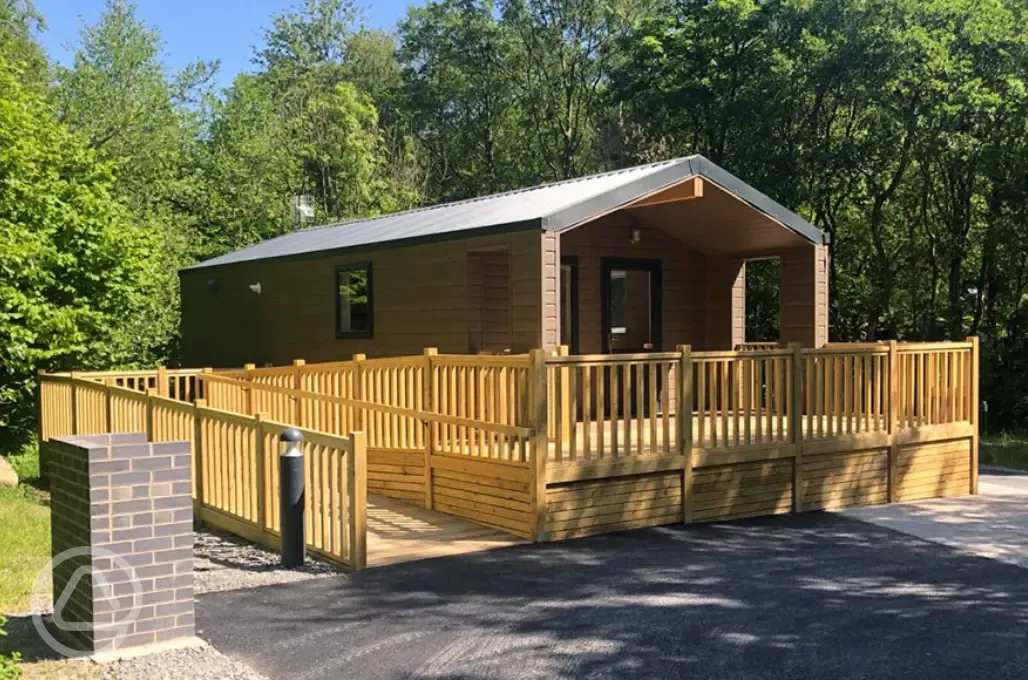 Ensuite glamping cabin - accessible with ramp access