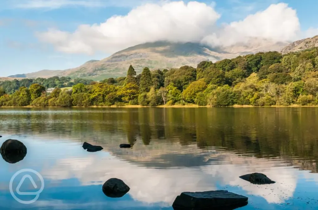 Nearby Coniston Water (a five minute drive away)