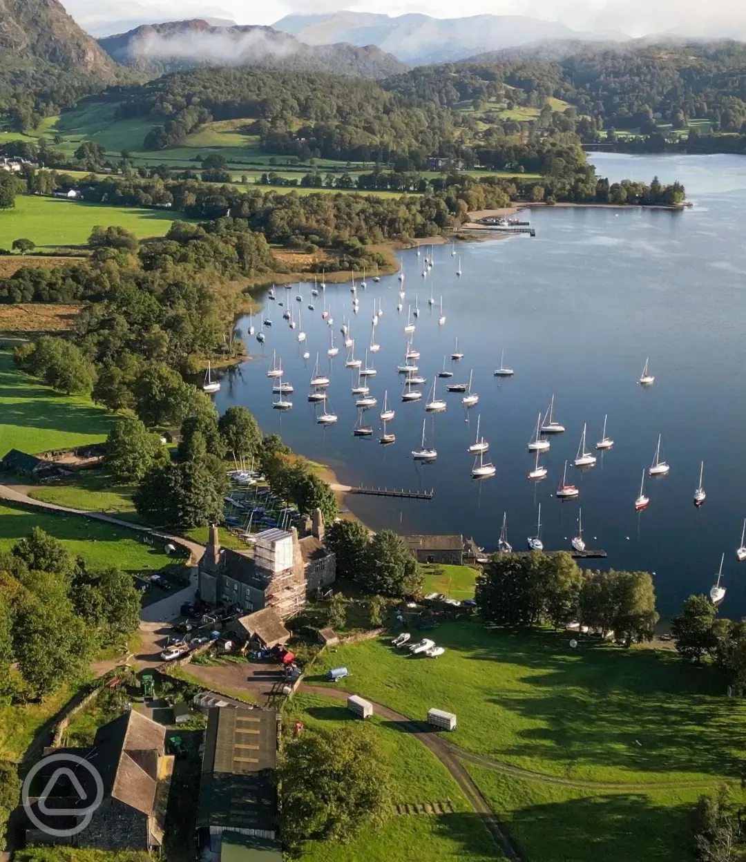 Nearby Coniston Water (a five minute drive away)